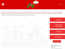 Tablet Screenshot of logansfund.org